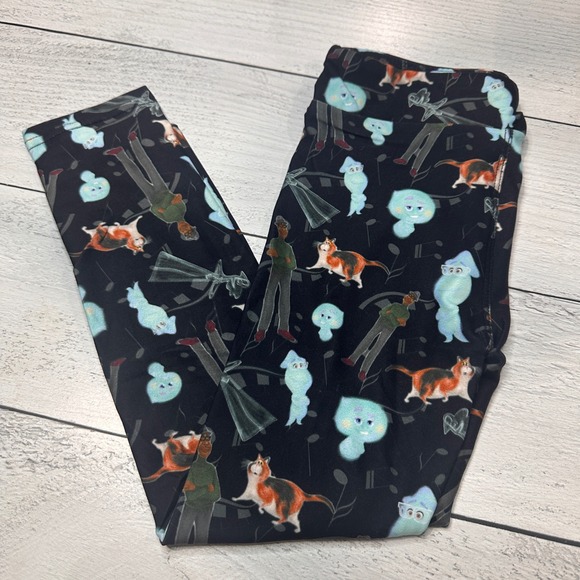 Kids S/M Leggings Bundle Lot of 7 pair Fun Prints Galaxy Dinosaurs Mermaids - Picture 8 of 11